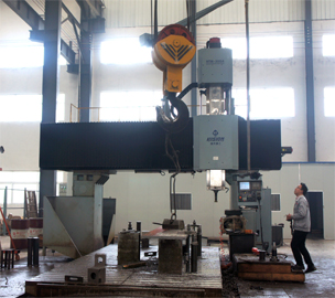 Large CNC gantry milling machining center (frame integral machining)