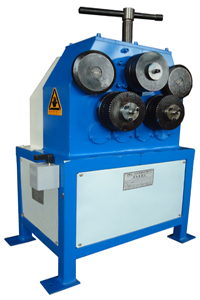 Hydraulic electric angle iron coiling machine